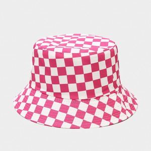 หมวกบักเก็ตแบบพลิกกลับได้ ลายสก็อต ป้องกันแสงแดด สำหรับตกปลา ขายดีในยุโรป อเมริกา ช่วงฤดูร้อน - Product Image 5
