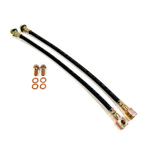 <span class=keywords><strong>Kit</strong></span> de Tuyaux de <span class=keywords><strong>Frein</strong></span> Améliorés pour Véhicules Assurant une Réponse de Freinage Stable, Ligne Tressée en Acier Inoxydable, <span class=keywords><strong>Cuivre</strong></span>, Nickel et Caoutchouc Durable - Product Image 2
