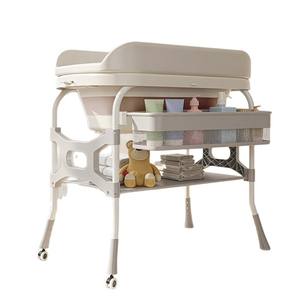 <span class=keywords><strong>Table</strong></span> à <span class=keywords><strong>langer</strong></span> 3 en 1 en gros, station de soins et de bain, pliable et réglable en hauteur. - Product Image 4