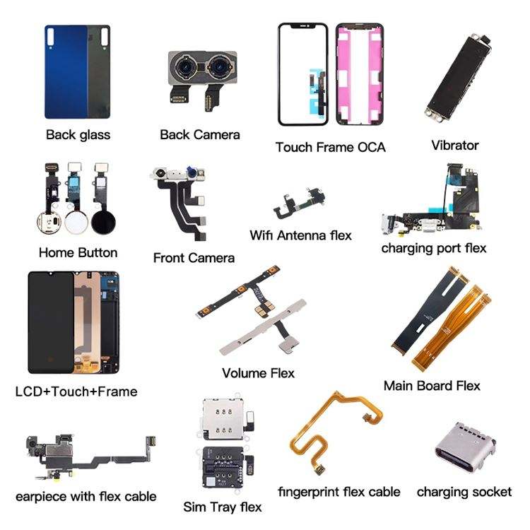 Screw Set All Cell Phone Spare Parts Replacement for Samsung Galaxy S9 Plus  S8 Active S7 Usa Edge S6 Duos