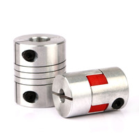 Elastische flexibele schachtkoppeling 5mm 6mm 8mm 10mm |   Corrosiebestendige aluminiumlegering met 100 Nm koppel voor robotica & hobby