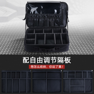 Bolsa de herramientas de gran capacidad, 35-39 bolsillos, tela Oxford resistente al agua con divisores ajustables para reparación de electricistas - Product Image 1