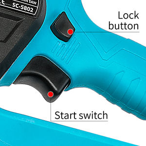 Succa <span class=keywords><strong>เลื่อย</strong></span><span class=keywords><strong>ไฟฟ้า</strong></span>แบบไร้สายขนาด21V พร้อมบาร์ขนาด8 "สำหรับตัดไม้ - Product Image 4