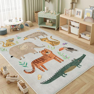 Alfombra de juego infantil esponjosa para dormitorio, alfombra alfanumérica inglesa, alfombrilla para suelo, alfombras personalizadas con impresión 3D - Product Image 6