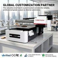 Impresora UV de Cama Plana Semiautomática de Alta Resistencia Xp600, Impresora Industrial de Inyección de Tinta para Relieve 3D, Barniz, DTF, Botellas, Acrílico, Metal, Vidrio