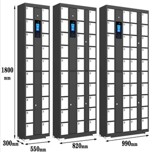 Système de codes-barres électroniques, casier de rangement intelligent en métal pour salle de sport et centre commercial - Product Image 1