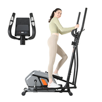 Vélo elliptique magnétique manuel à usage domestique avec affichage LED et conception écologique, prix de gros, en promotion