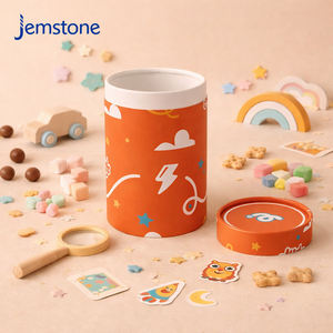 Cajas de Cartón para Dulces y Galletas de Alta Calidad, Biodegradables, Cilíndricas, para Té Suelto, Tubos de Papel de Grado Alimenticio - Product Image 2