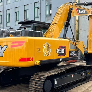 SANY SY215C Crawler Excavator Yellow <b>Dragon</b> Decal Used Construction Equipment Cummins Engine Hengli Hydraulic Motor PLC Gear - Product Image 4