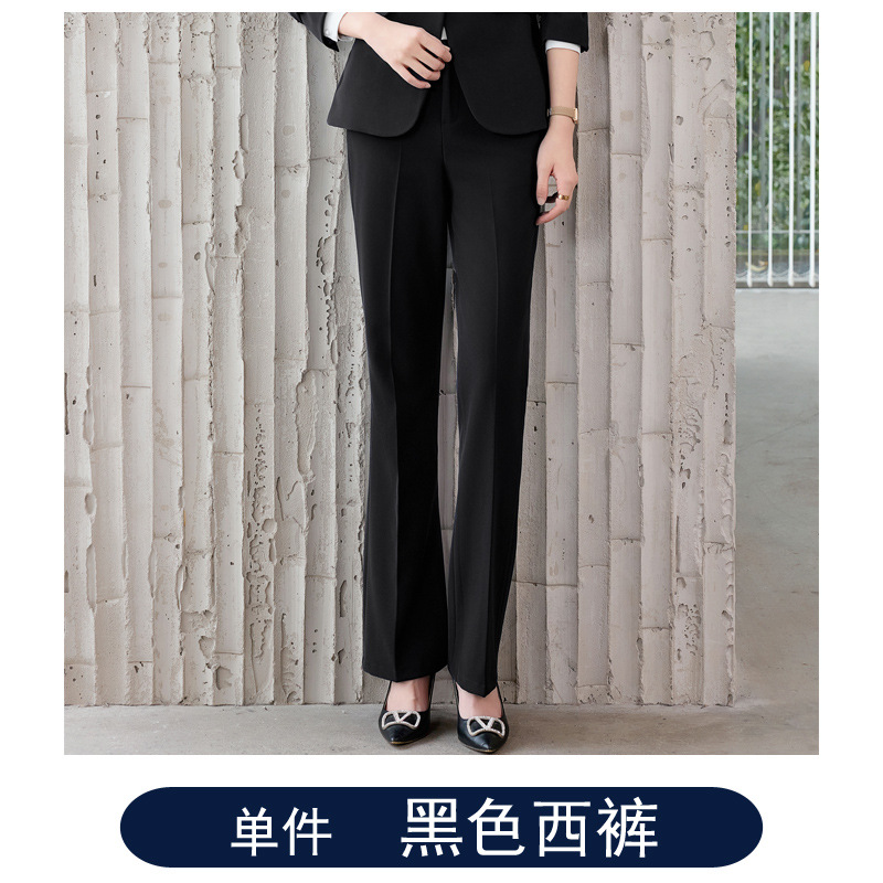 Black flared pants