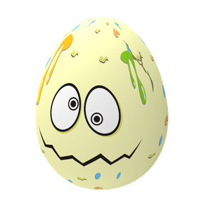 Tente publicitaire gonflable WINSUN, en PVC, imperméable, taille personnalisée, motif œuf de Pâques à carreaux - Product Image 1