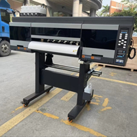 Imprimante DTF 24 pouces Four I3200 Machine d'impression par transfert thermique pour T-shirt Encre pigmentée fournie CE avec secoueur et séchoir de 60CM