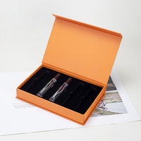 Boîte cadeau magnétique personnalisée, style livre à couvercle rabattable, pour accessoires de mode, bijoux, montres, avec insert en velours