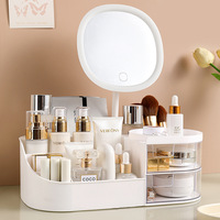 Boîte de rangement cosmétique moderne en PP de type tiroir Conception multifonctionnelle durable pour l'organisation du rouge à lèvres de la coiffeuse de bureau