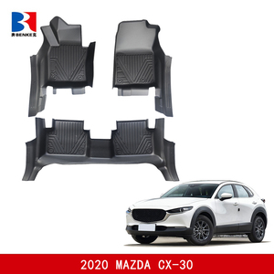 wholesale Factory Custom 5D TPE <b>Rubber</b> Eco-friendly Waterproof Anti Slip 5D Car <b>Floor</b> Mats 4 Pieces for MAZDA CX-30 2020 - Product Image 2
