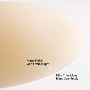 2 Paar Silikon hülle Wieder verwendbare Brust pasteten Ultra dünne unsichtbare nahtlose Silikon-Nippel pasteten mit Kleid - Product Image 2