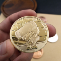 Pièces de monnaie personnalisées gravées commémoratives, Technique de moulage en métal, 2022