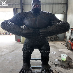 Cuộc Sống Kích thước animatronic động vật mô hình thực tế GORILLA tượng animatronic mô hình công viên chủ đề trang trí - Product Image 3