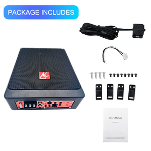 AK-03S compétition d'usine plus récent subwoofer en aluminium Ultra-mince 6*8 pouces sous le siège subwoofer Slim Active voiture <span class=keywords><strong>Bass</strong></span> Subwoofer - Product Image 6