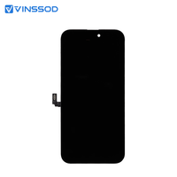 Vente en gros d'écrans de remplacement Incell pour iPhone 16 Plus, assemblage d'écran pour la réparation de téléphones mobiles, adaptateur pour les distributeurs