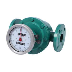 Kfbst เครื่องวัดการไหลของ4-20mA 4.0MPa ดิจิตอล, เครื่องวัดอัตราการไหลของน้ำมันเกียร์ดีเซลเหล็กหล่อความหนืดสูงพร้อมรีเซ็ทตัวชี้ - Product Image 1