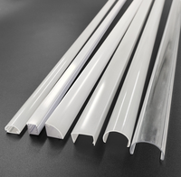 Diffuseur de lumière LED moulé en acrylique/PC, couvercle d'emboutissage extrudé, très demandé