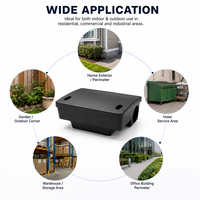 Piège à rats avec station d'appât verrouillable à clé, en plastique PP robuste, pour tuer les rongeurs et les souris, usage intérieur/extérieur, lutte antiparasitaire, vente en gros