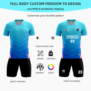 Alta qualità stampa digitale maglia da <span class=keywords><strong>calcio</strong></span> traspirante Logo personalizzato ragazzo <span class=keywords><strong>tuta</strong></span> da <span class=keywords><strong>calcio</strong></span> per adulti e bambini all'ingrosso - Product Image 2
