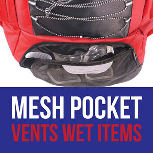 Échantillon gratuit OEM Logo personnalisé Sac étanche pour sports de plein air en PVC 500D Équipement de plongée Sac à dos étanche pour la randonnée 30L - Product Image 2