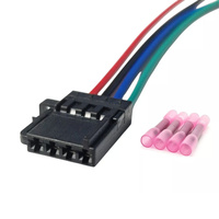 Connecteur de feu arrière à quatre broches faisceau de câbles faisceau de feux arrière prise de lampe 4733242 12789433 pour Saab 9-3 pour Vauxhall Vectra C