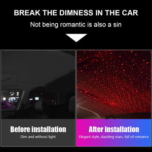Lumières LED décoratives laser étoilées 12V USB pour toit de voiture, mini-lumière d'ambiance intérieure étanche, veilleuse, garantie 2 ans - Meilleures ventes - Product Image 6