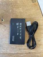 Mini-lecteur de cartes mémoire multi-cartes 6 en 1, lecteur de cartes SD/XD/MMC/MS/CF, USB, couleur argent et noir