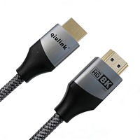 Câble HDMI 2.1 ultra haute vitesse Qiulink 8K 60Hz 4K 120Hz 48 Gbps pour jeux, téléviseur, moniteur, PS5, Xbox
