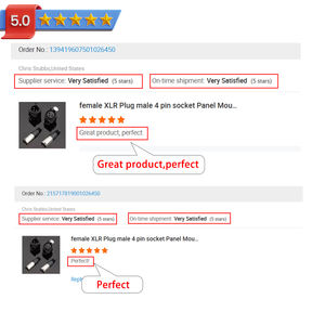 Connecteur de montage sur panneau <span class=keywords><strong>XLR</strong></span>, <span class=keywords><strong>prise</strong></span> audio combinée sans verrouillage, <span class=keywords><strong>prise</strong></span> <span class=keywords><strong>XLR</strong></span> femelle - Product Image 6