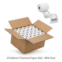 Harga Pabrik Gulungan Kertas Thermal 80mm 57mm 100% Pulp Kayu Murni Bebas BPA untuk Printer POS Mesin Kasir