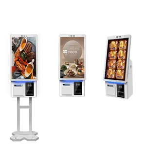 Self-service Kiosk21.5 Inch Interactive Automatic Touch Screen Kiosk Self Ordering Machine For Restaurant