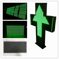 Señal de software de edición cruzada LED de buena calidad para farmacia al aire libre
