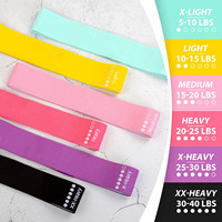 Bandes de résistance circulaires pour les hanches en tissu élastique de nylon, réglables, pour l'entraînement à domicile, la musculation et les exercices des fessiers, de la marque Onestar Sports