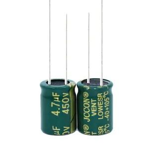 Высоковольтные переменные электронные компоненты алюминиевый электролитический конденсатор 450 в 4,7 мкФ супер конденсатор
