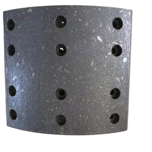 Nouvelles garnitures <span class=keywords><strong>de</strong></span> frein en matériau hautement résistant à l'usure pour camions, sans amiante, avec rivets, marque TREEN, vente en gros d'usine - Product Image 1