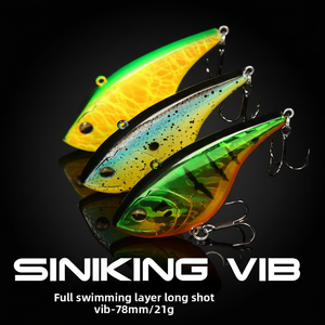 Nouvel Arrivage Leurres VIB Rigides 8cm 21g, 8 Couleurs, Yeux 3D, Lancer Longue Distance, Appâts Sonores pour Brochet, Blackfish, Poisson Mandarine - Product Image 3