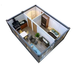 Precios Increíbles, Casa Prefabricada Tipo Contenedor, Diseño Moderno Desmontable, Resistente al Viento, para Vivienda Residencial - Product Image 3