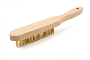 <span class=keywords><strong>Brosse</strong></span> métallique en <span class=keywords><strong>laiton</strong></span> <span class=keywords><strong>de</strong></span> 270 mm avec manche en bois, <span class=keywords><strong>brosse</strong></span> <span class=keywords><strong>de</strong></span> polissage pour le traitement du métal, du bois, <span class=keywords><strong>de</strong></span> l'acier, l'élimination <span class=keywords><strong>de</strong></span> la rouille - Product Image 4