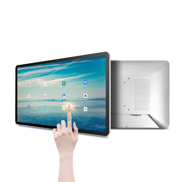 POFX 15.6 Inch New Design Ultra Slim Aluminum Alloy Android Touch All in One Flat Touch Monitor 1920*1080 Factory Low Price Wholesale