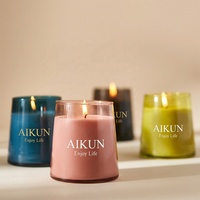 AIKUN - Boîte-cadeau personnalisée décorative avec bougie parfumée pour promotion saisonnière, cadeaux de fêtes et commandes en gros