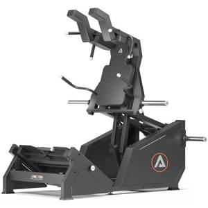 Máquina de Ejercicios para Piernas y Glúteos con Placas de Peso, Máquina de Sentadillas, Extensión de Piernas, Abducción de Pie, Serie F de <span class=keywords><strong>Acero</strong></span> + - Product Image 5