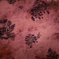 Tissu imprimé floral 100% polyester personnalisé, respirant, résistant aux plis, doux, fluide, effet lin, certifié GRS pour filles et femmes