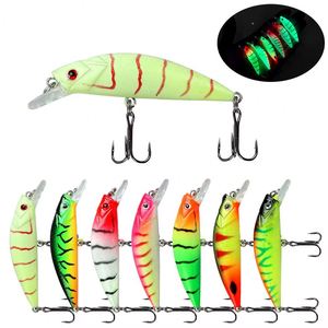 Señuelos de Pesca de Alta Calidad de Fábrica, 5.5cm, 5.8g, Impresos, con Forma de Pez Pequeño, con Anzuelo de Pluma, de ABS, para Pesca en Agua Salada y Agua Dulce - Product Image 1
