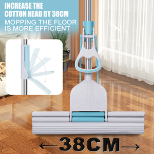 Mains libres éponge plate vadrouille Super absorbant PVA éponge nettoyage sol vadrouille <span class=keywords><strong>carrelage</strong></span> sol salle de bain Garage maison fournitures de nettoyage - Product Image 6