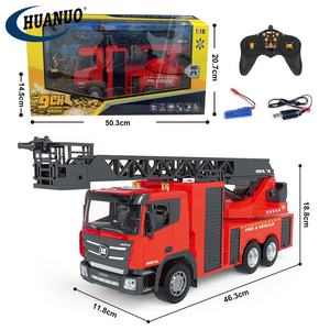 1/18 מסגסוגת rc חצי מסגסוגת rc ריסוס אש 2.4 גץ שליטה מרחוק סולם אש הנדסה צעצוע עם אורות הוביל - Product Image 6